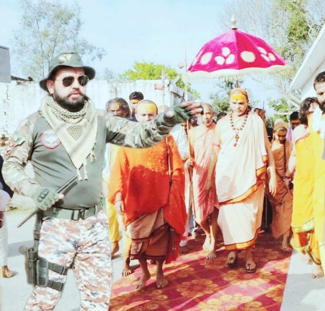 गर्मागर्म माहौल के बीच कल्कि सेना के कमांडो की अचूक सुरक्षा में हुई शंकराचार्य अविमुक्तेश्वरानंद की धर्मयुद्ध यात्रा